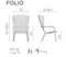 Пластиковое кресло Folio белое