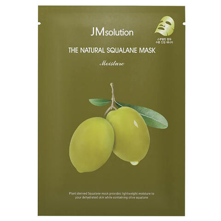 JMsolution Лёгкая увлажняющая тканевая маска со скваланом The Natural Squalane Mask Moisture