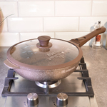 Сковорода 26см Венеция со съемной ручкой и стеклянной крышкой