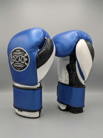 Боксерские перчатки Arcade  blue_black_white