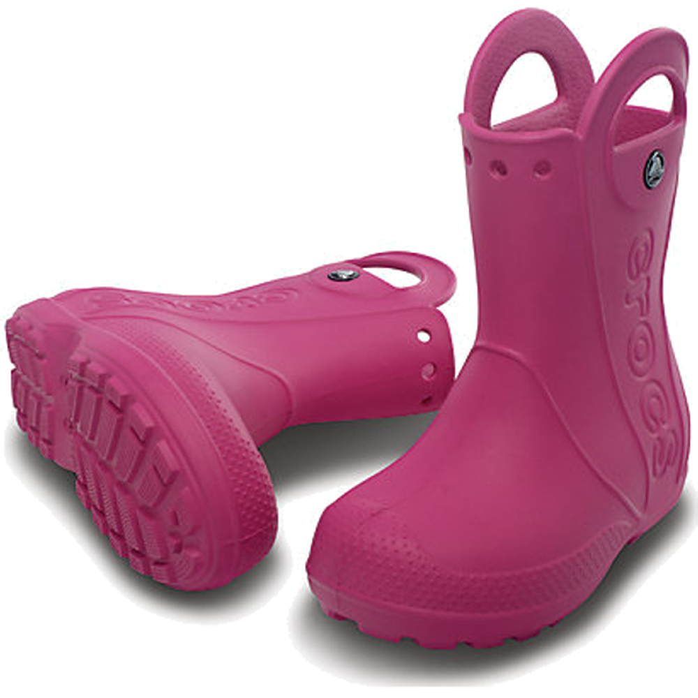 Сапоги Crocs Handle It Rain Boot Фуксия