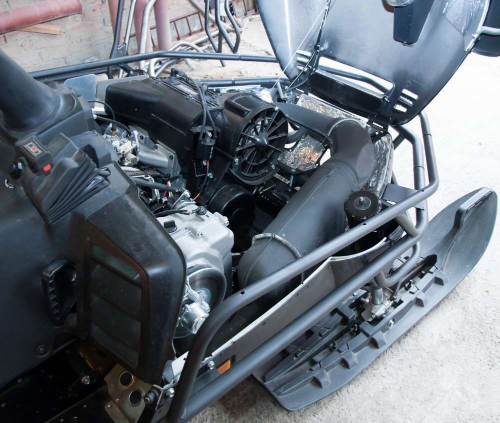 Бампер снегохода Yamaha VK540 трехлучевой