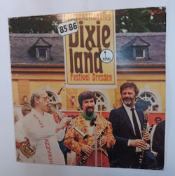 Винтажная виниловая пластинка LP Сборник Internationales Dixieland Festival Dresden 85 86 (ГДР 1986)