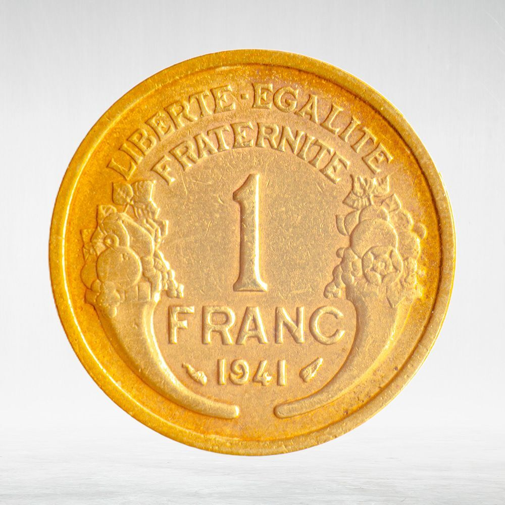 France, 1 Franc 1941, XF