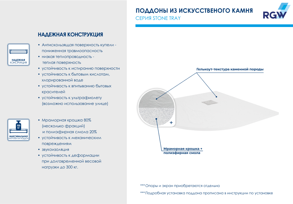 Душевой поддон полукруглый RGW ST/R-Tr Терракот