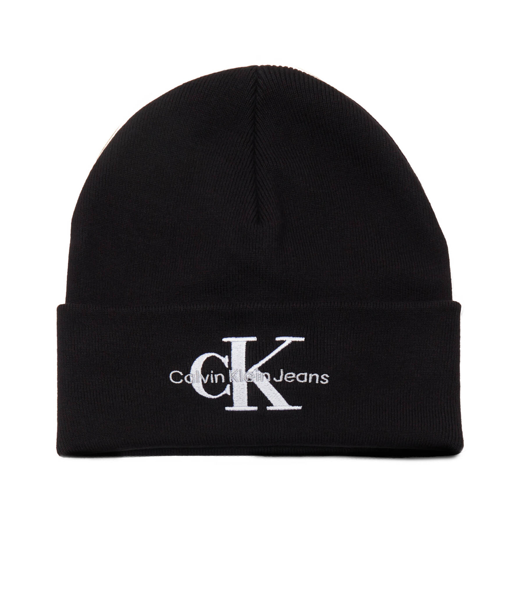 Шапка MONOLOGO EMBRO BEANIE CALVIN KLEIN JEANS - черный(K50K511160)