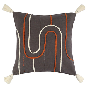 Чехол на подушку linear path из коллекции ethnic, 45х45 см