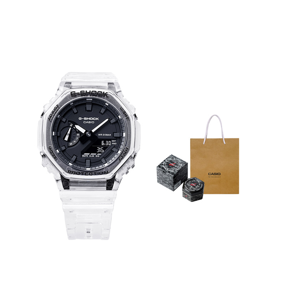 CASIO Men Liquid Crystal/Analog Dual Display Series Black Watch