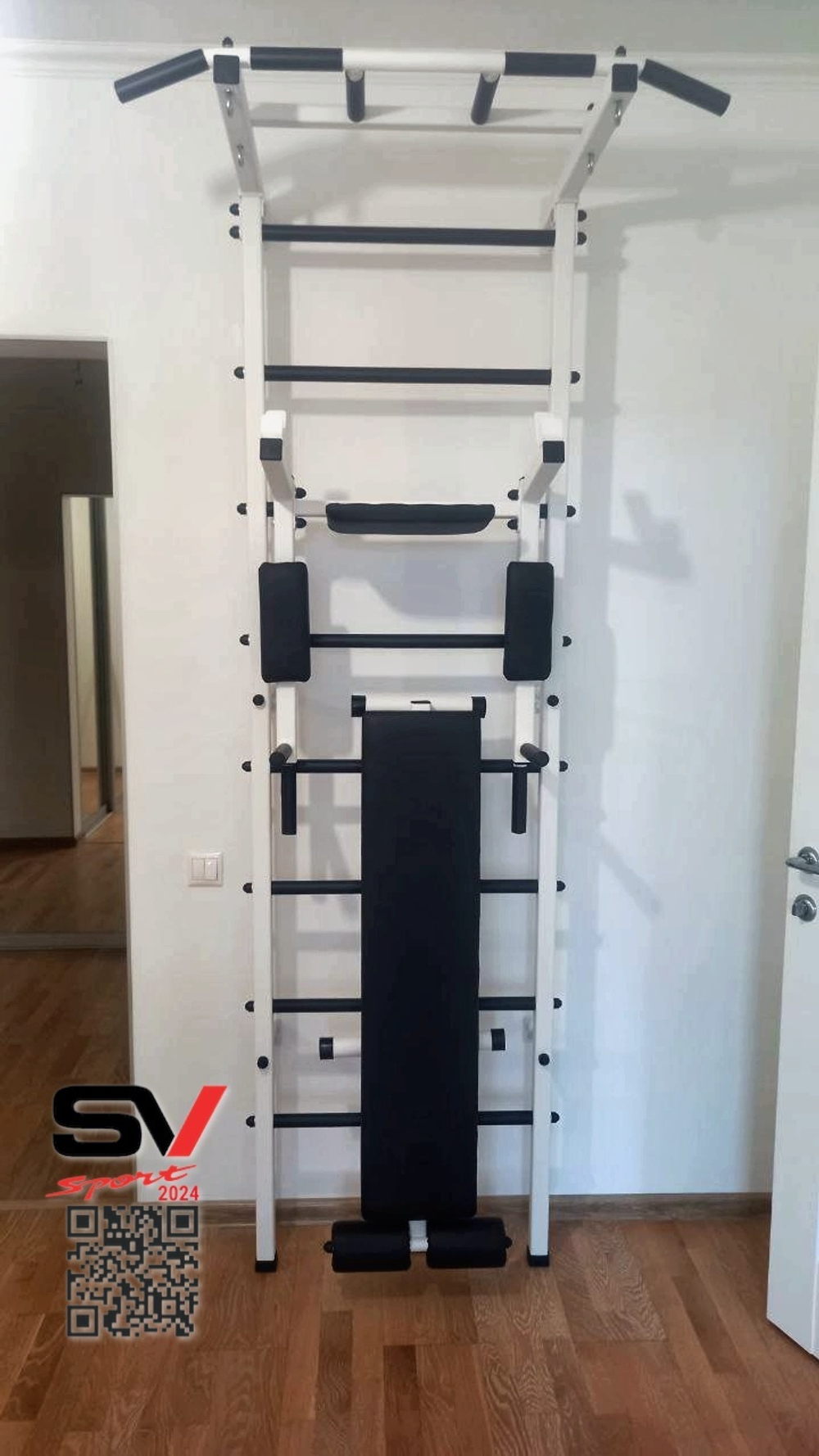 Монтаж шведской стенки Sv Sport в пеноблочные, газоблочные стены