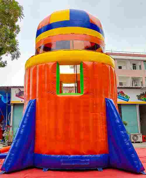 Аттракцион надувная аэротруба "Ракета", 4.5*4.5*6.4 м.