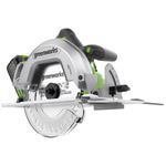 Дисковая пила акк. Greenworks GD24CS, 24V,б/щет,185х20мм, 4500 об/мин, рез 63мм,1х4Ач,ЗУ,кор (1500907CUB)