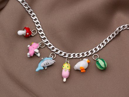 Подвеска "Пони" 14.5мм, эмаль