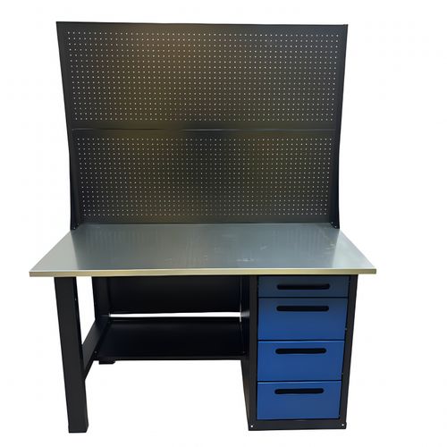 Great Wolf (GWT-V1400B2) Верстак инструментальный, с двумя экранами, 4 ящика, 1400x700