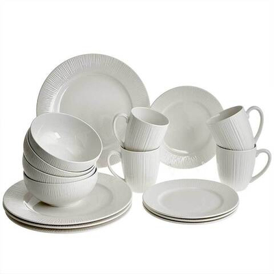 Набор обеденный 16 предметов "White lily" МД015С/16