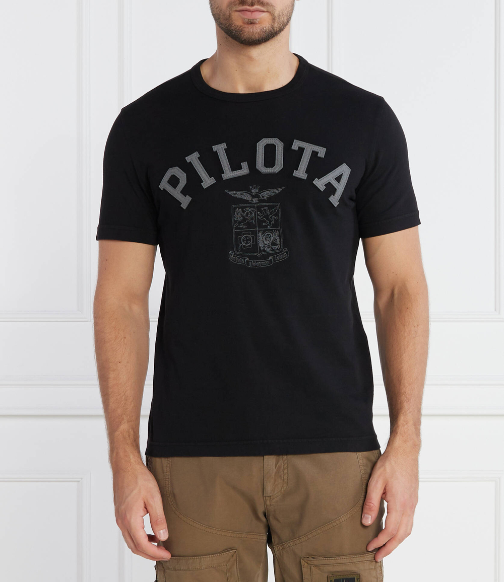 Футболка Aeronautica Militare - черный(TS2137J615)