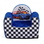 Кресло мягкое Тутси "Скорость" (синий, модель "Детство"), 732-2021