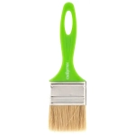 Кисть флейцевая «Евро», 50 x 8, натуральная щетина, пластиковая ручка Сибртех