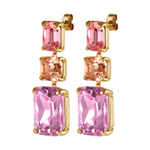 Серьги Dyrberg Kern ESMARA SG LIGHT ROSE / PEACH 460014
