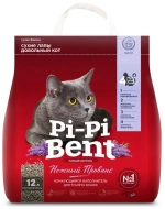 Pi-Pi Bent Наполнитель для кошачьего туалета комкующийся Нежный прованс, 5 кг