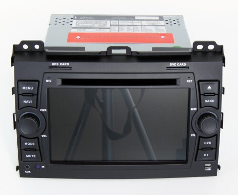 Магнитола для Toyota Land Cruiser Prado 120, Lexus GX470 (экран климата внизу) - Carmedia KR-7095-S10 Android 10, ТОП Процессор, 4ГБ-64ГБ, SIM-слот