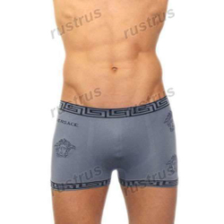 Мужские трусы хипсы серые VERSACE