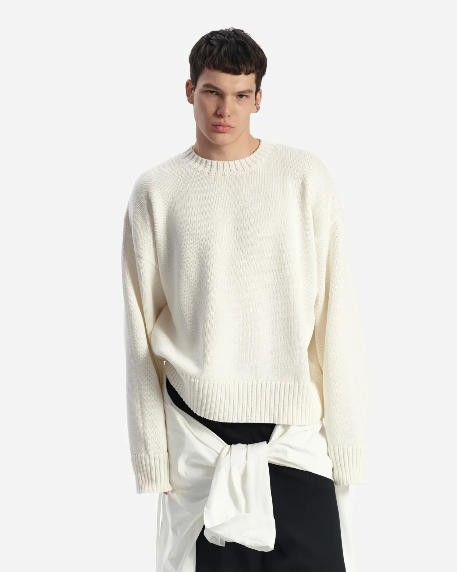 Джемпер базовый белый