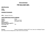 FIR BALSAM ABS reco in 50%TEC / АБСОЛЮТ ФИР БАЛЬЗАМА реконструкция CAS -