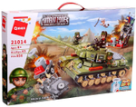 Конструктор Qman CombatZones 21014 Танк, 858 дет.