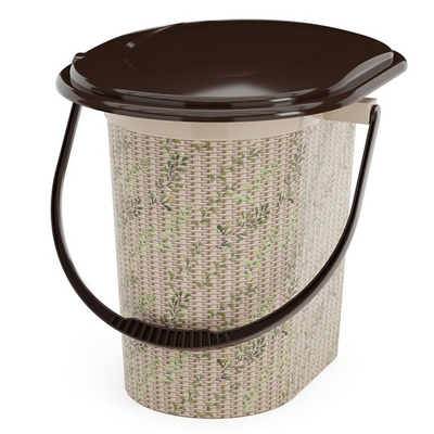 Ведро-туалет 17л "Плетенка-декор"