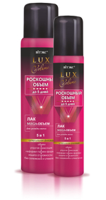 Витэкс LUX VOLUME РОСКОШНЫЙ ОБЪЕМ ЛАК Mega-Объем до 5 дней для укладки волос СУПЕРСИЛЬНОЙ фиксации 5в1 500 мл