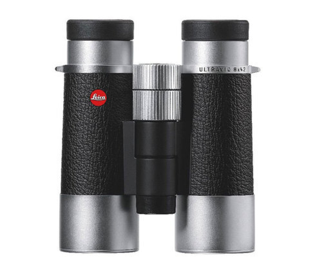 Бинокль Leica SilverLine 8x42, кожа, серебристый корпус