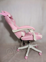 Геймерское кресло Pink Love. Розового цвета