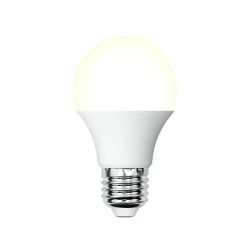LED-A60-10W-3000K-E27-FR-SLS Лампа светодиодная. Форма A. матовая. Теплый белый свет 3000K. ТМ Volpe