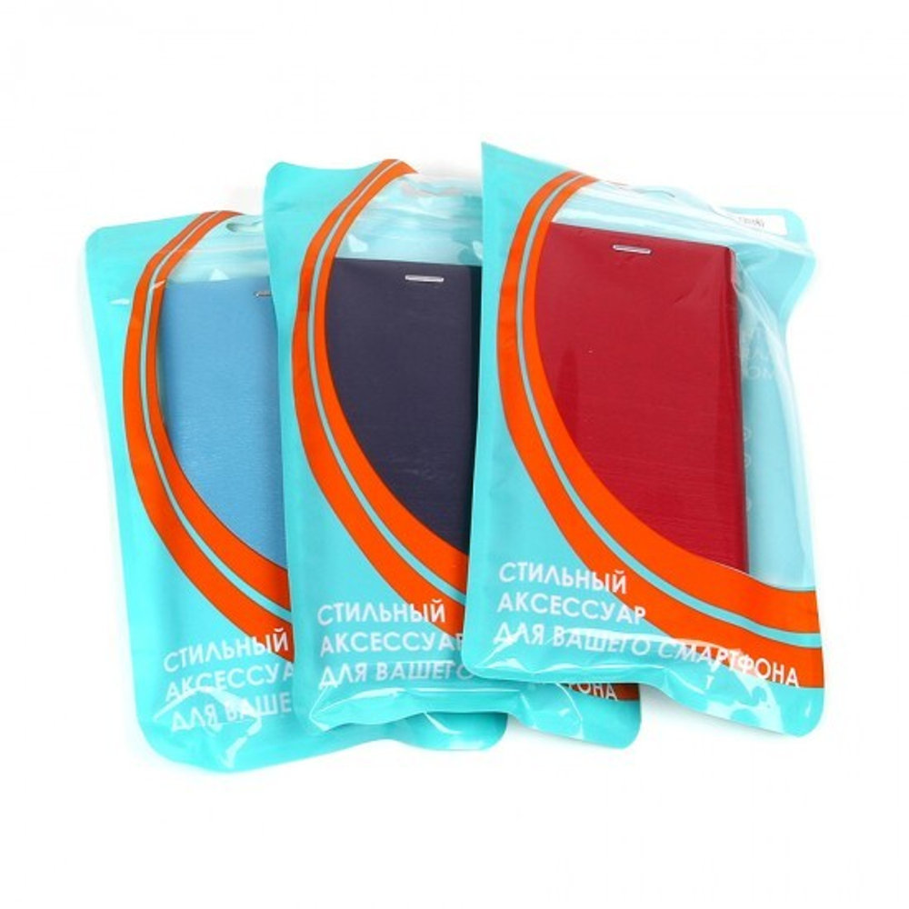 Чехол-книжка для Samsung Galaxy J6+ (2018), 010885 Голубой