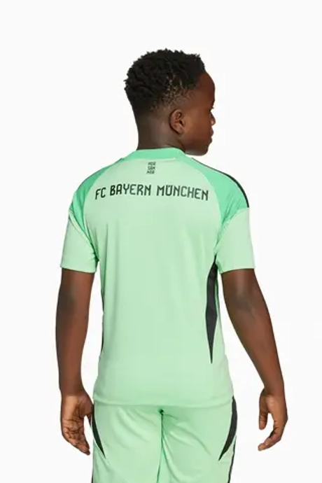 Футболка adidas FC Bayern 25/26 Goalkeeper Junior - бирюзовый