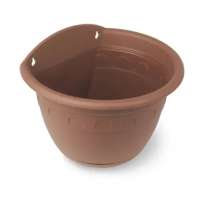 Кашпо настенное Колывань д24см терракотовый (комплект 16 шт)