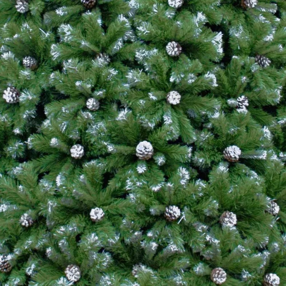 Большая елка с шишками «Снежная королева» (Пвх) 5 м