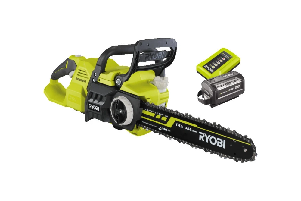 Бесщеточная цепная пила Ryobi MAX POWER RY36CSX35A-160 36В 5133004623
