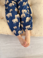 Утеплённые брюки на резинке Mjölk Бурые мишки