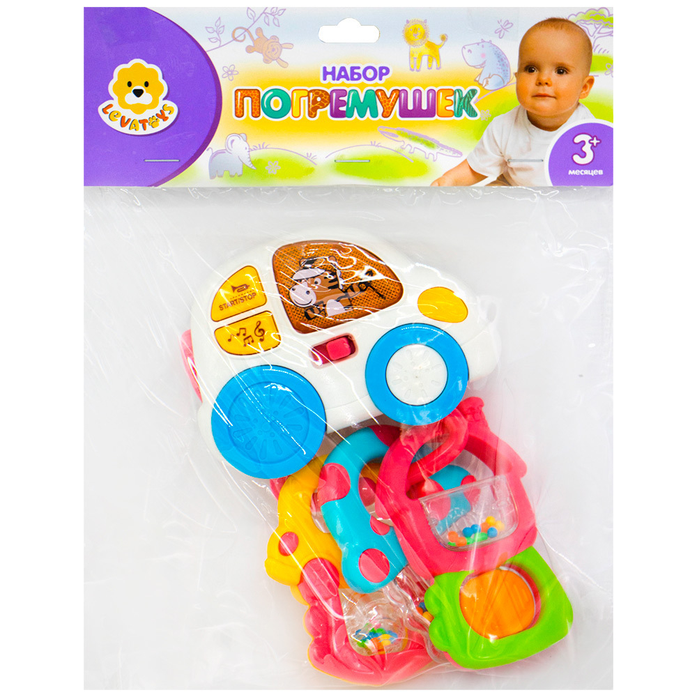 Набор погремушек Levatoys MK8430A-10 в пак.
