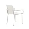 Galdana Штабелируемый садовый стул из белого алюминия