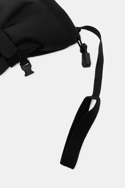 ZARA ВОДОНЕПРОНИЦАЕМЫЕ ПЕРЧАТКИ SKI COLLECTION, ЧЕРНЫЙ