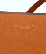 кожаная сумка-шопер perry TORY BURCH - янтарный(81932)