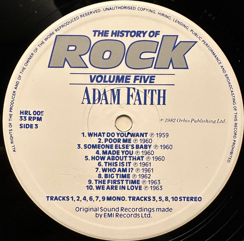 Сборник - The History Of Rock 5 (Англия 1982г.) 2LP