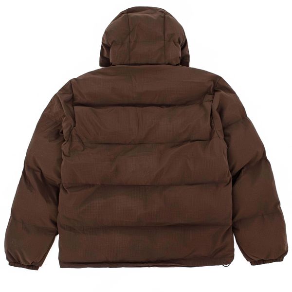 Пуховик Macro Hooded Puffer коричневый - фото 5