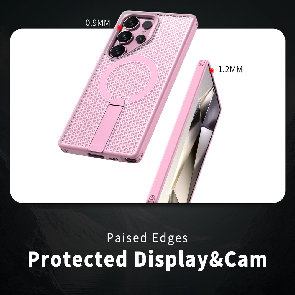 Прозрачный чехол Mesh Pro Magnetic Case для Samsung Galaxy S22 Ultra