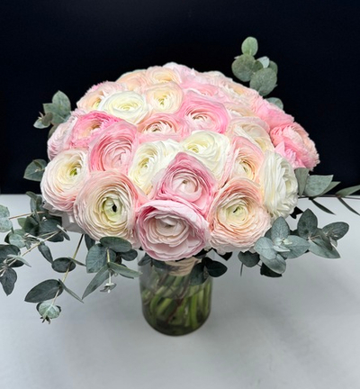 Букет из ранункулюсов "Облако нежности"