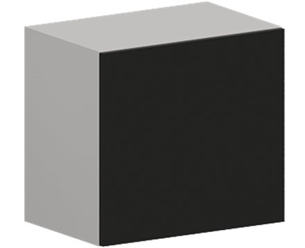 Кухня Модуль ШВГ 519 Вотан / Черный матовый