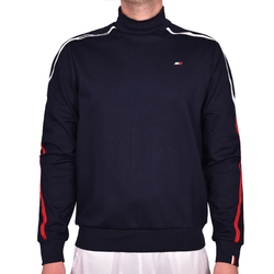 Мужская теннисная кофта Tommy Hilfiger Trim Mock Neck Silhouette - небесный