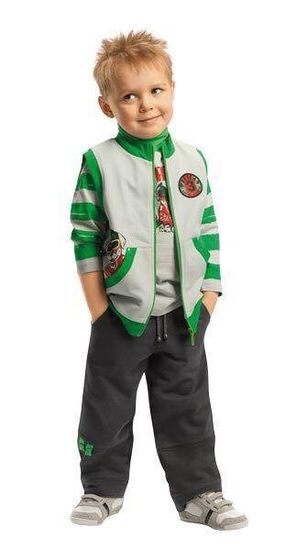 Джемпер для мальчиков на молнии без рукав Pelican BCX 274